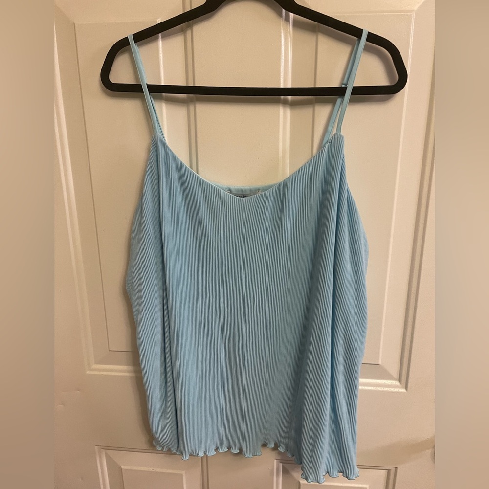 Flowy White House Black Market spaghetti strap tank (XL)